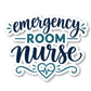 Emergency Room Nurse Vinyl Sticker