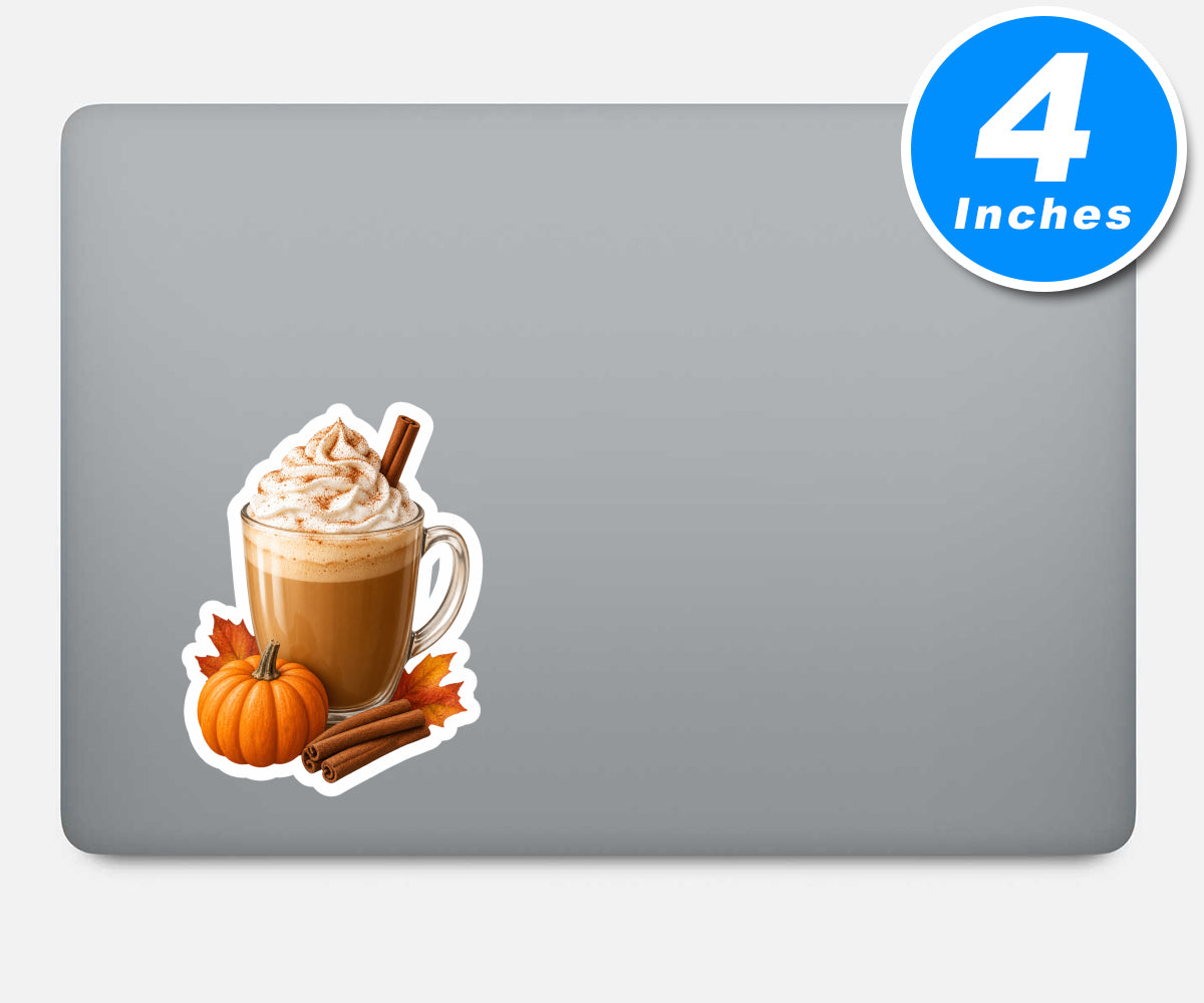 Fall Beverages Vinyl Stickers