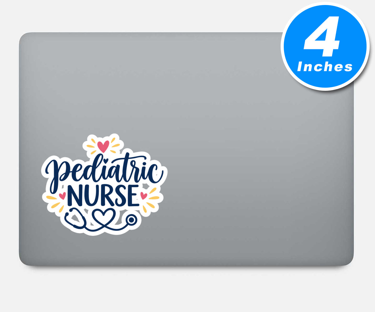 Pediatric Nurse Vinyl Stickers