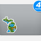 Michigan Vinyl Stickers