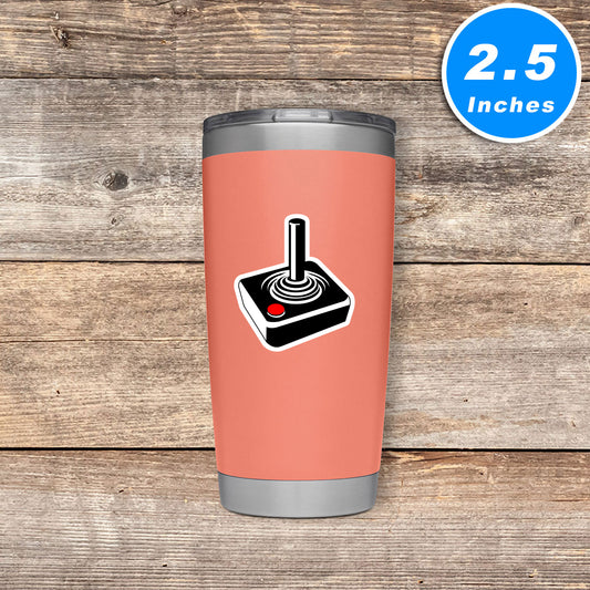 Video Game Retro Joystick Vinyl Stickers