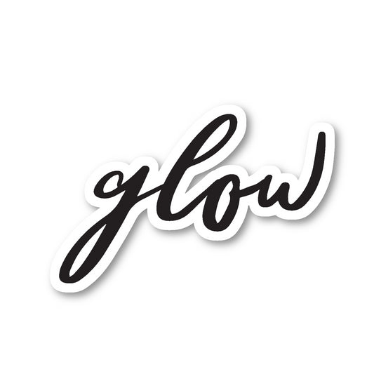 Glow Vinyl Sticker