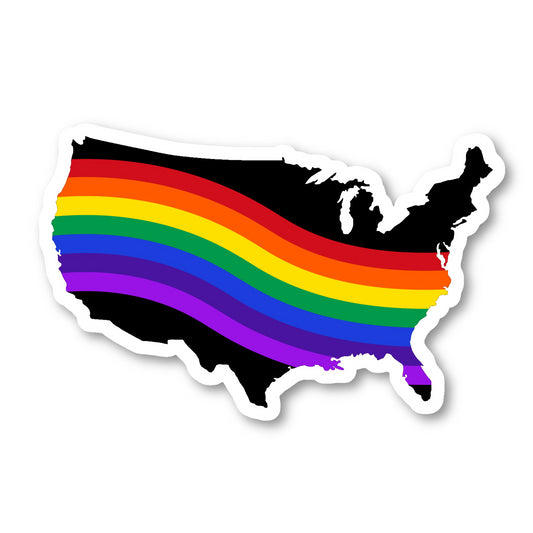 America Usa Pride Vinyl Sticker