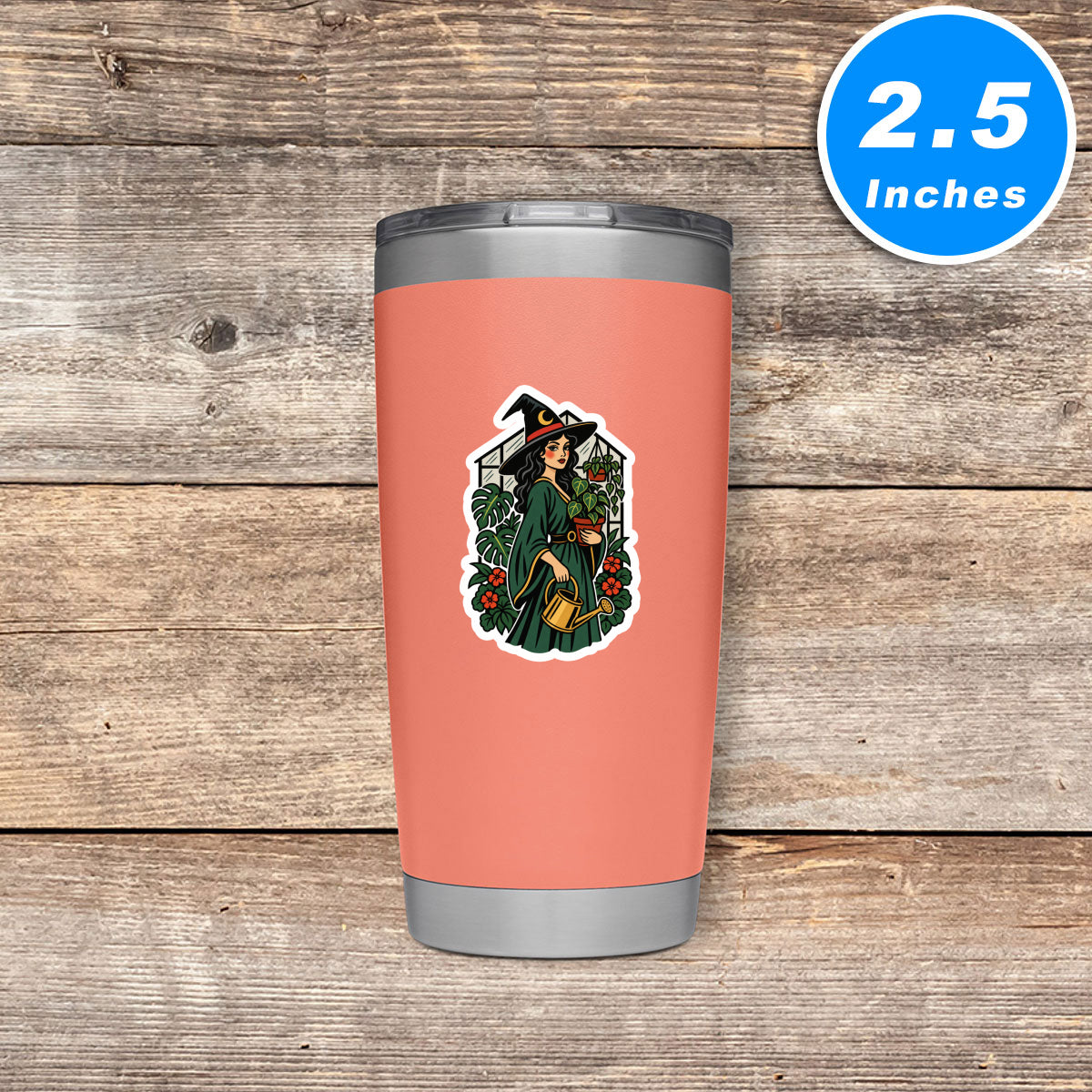 Greenhouse Witch Vinyl Stickers
