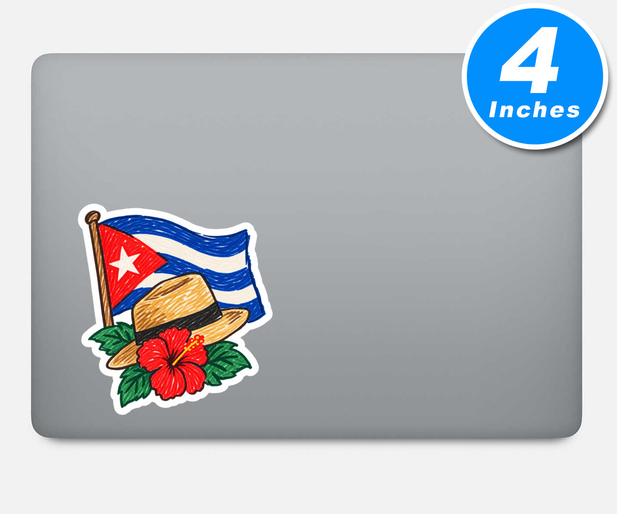 Cuban Pride Stickers Vinyl Stickers
