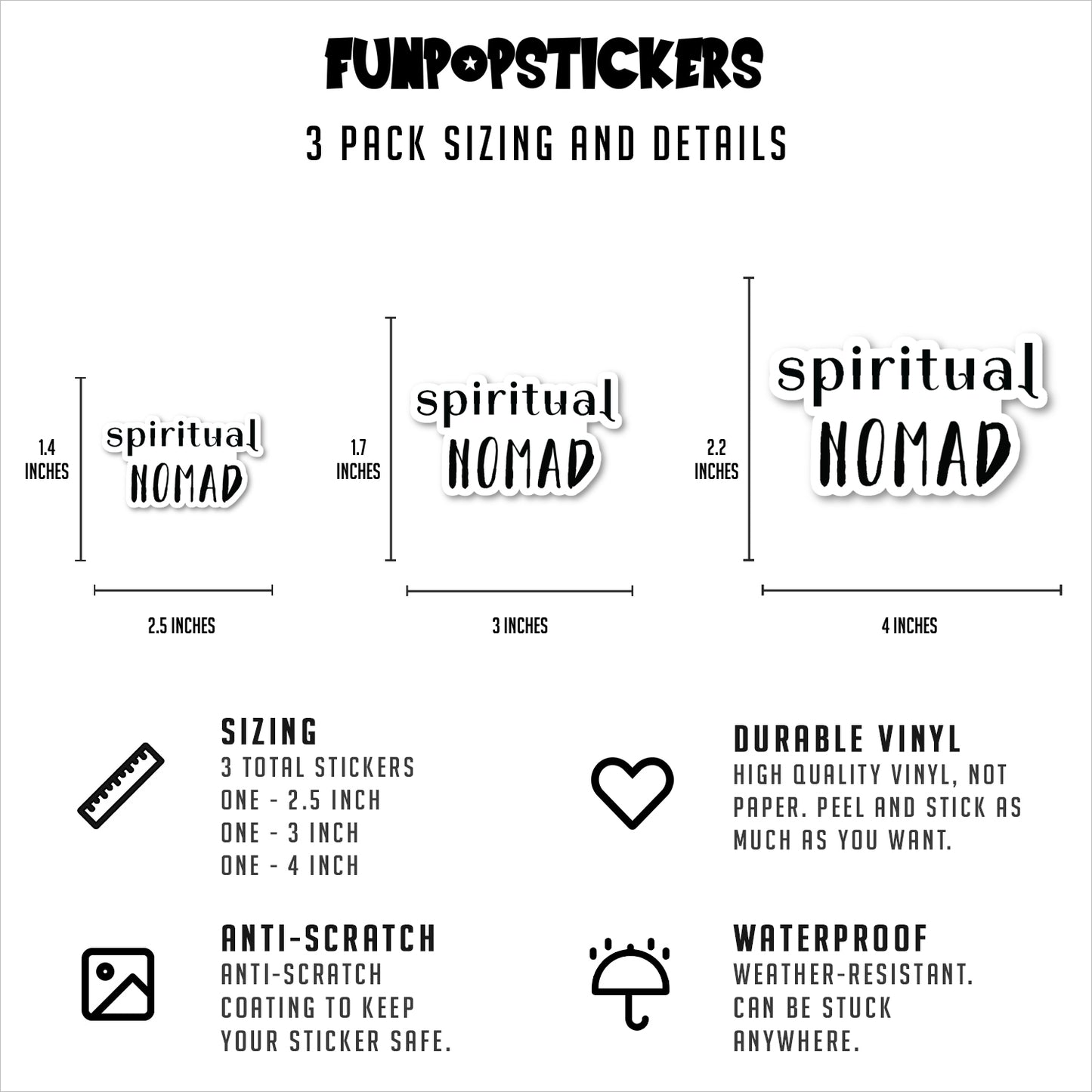Spiritual Nomad Vinyl Stickers