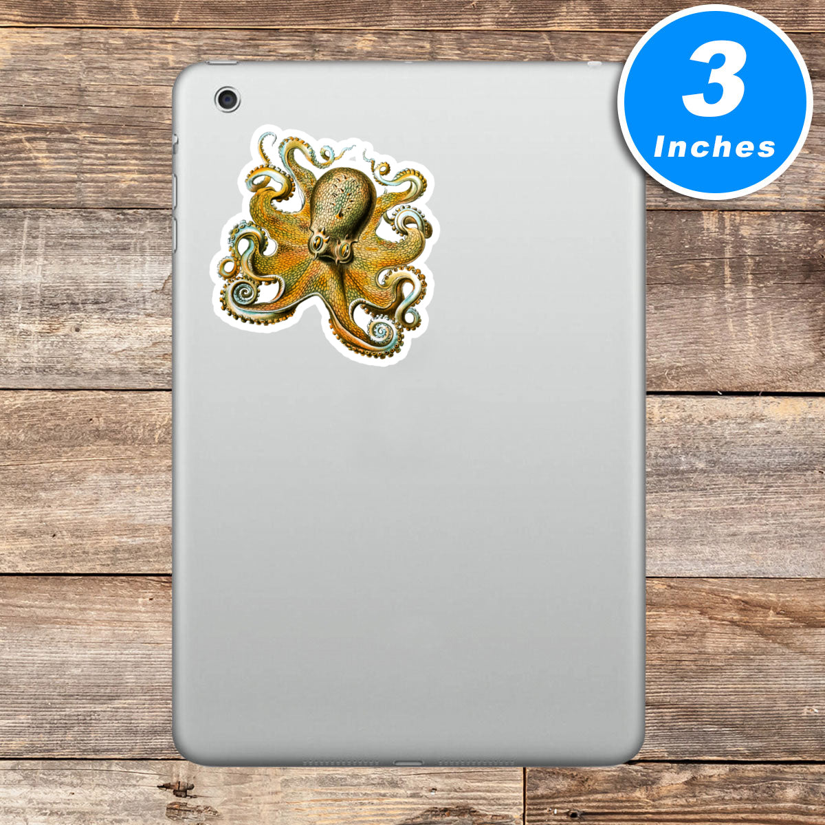 Vintage Octopus Vinyl Stickers