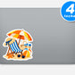 Beach Vacation Stickers For Scrapbooks Vinyl Stickers