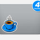 Pero First Cafecito Sticker Vinyl Stickers