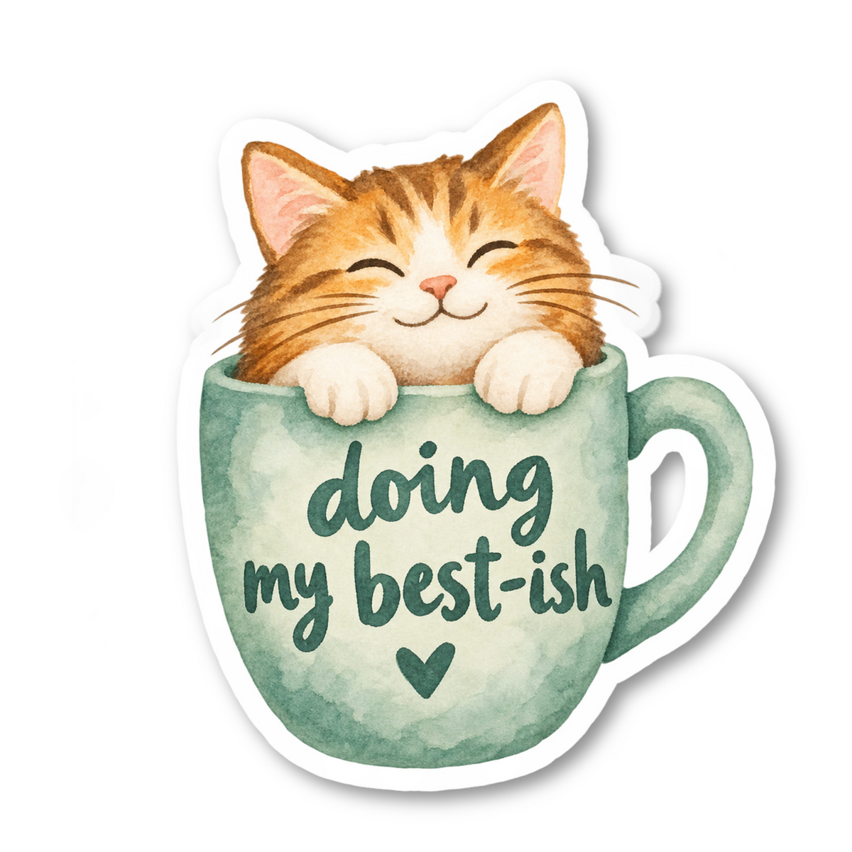 Doing My Best-ish Quote Vinyl Sticker
