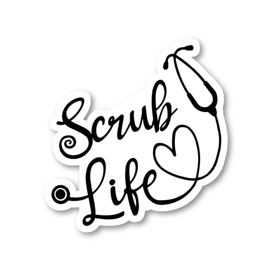 Scrub Life Vinyl Sticker