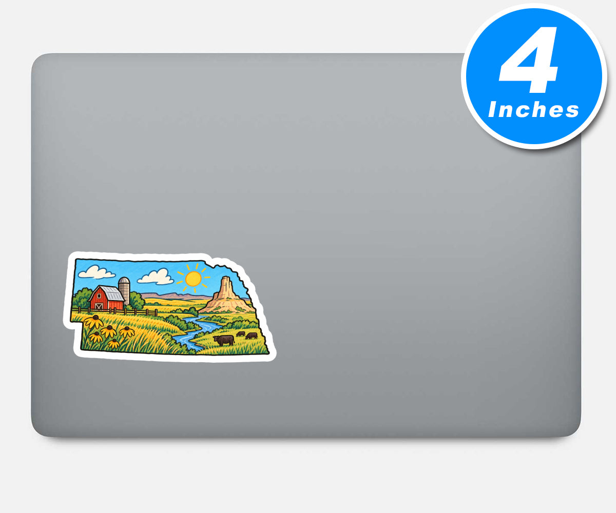 Nebraska Vinyl Stickers