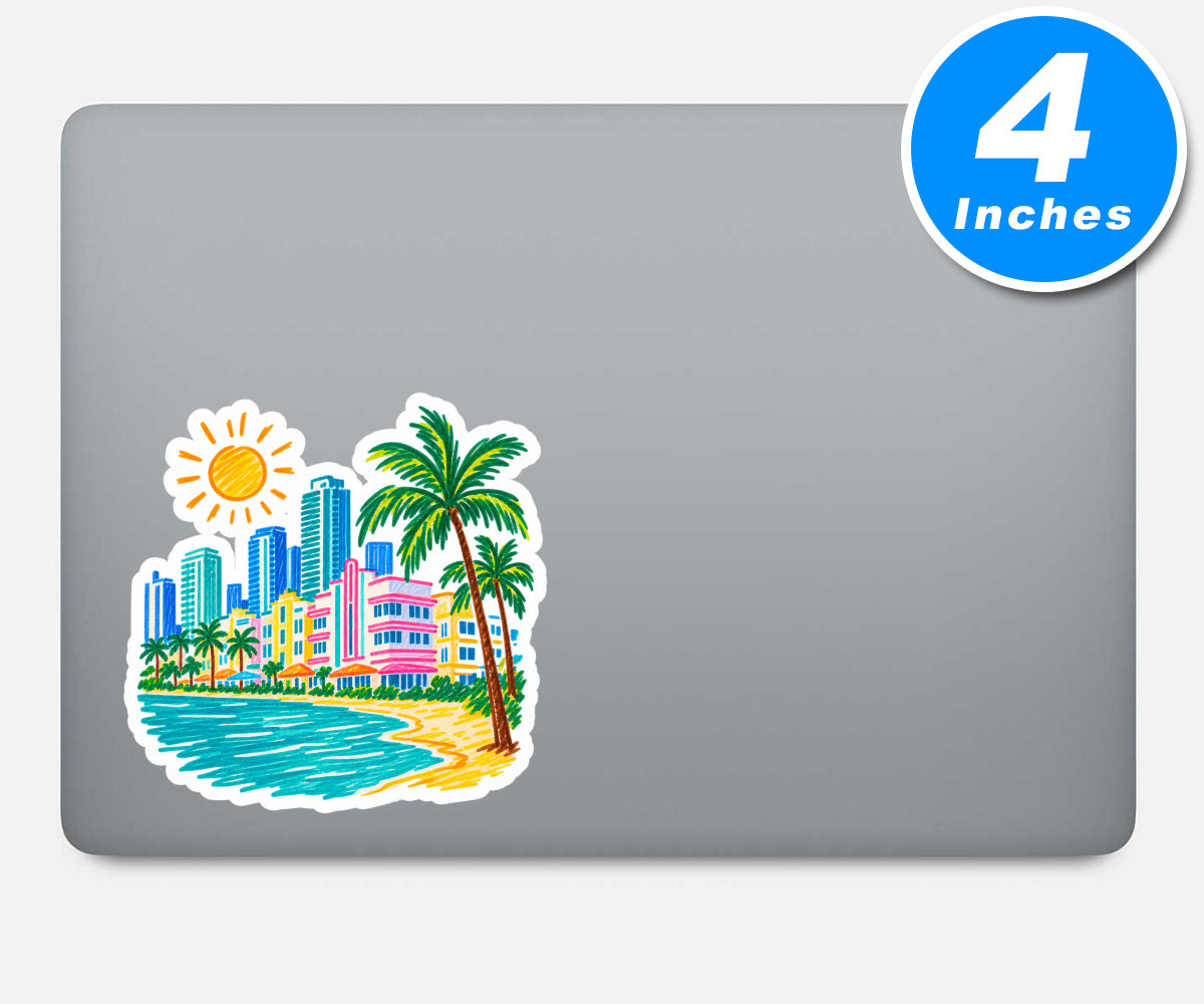 Miami Vinyl Stickers