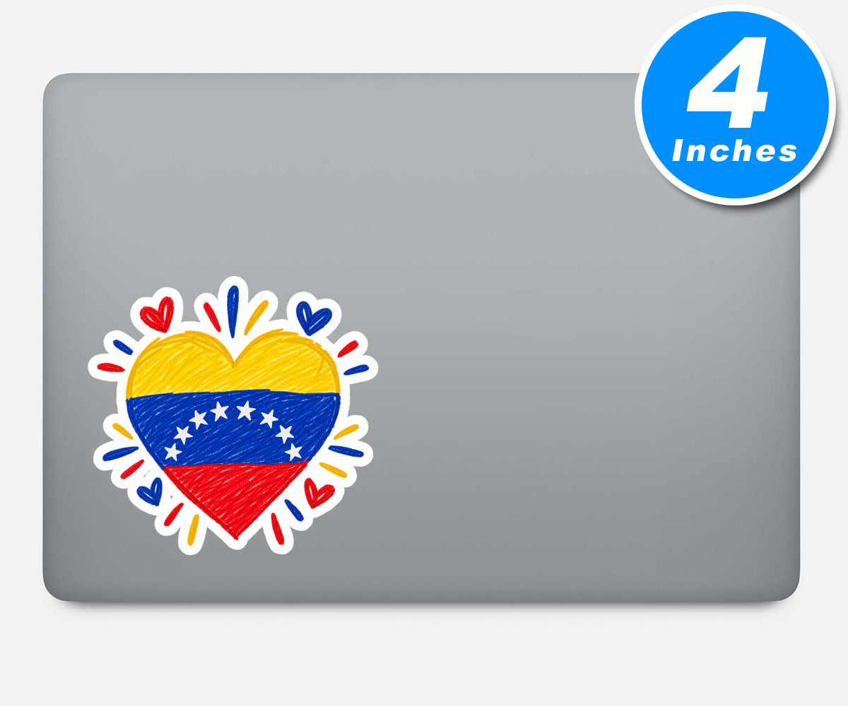 Venezuelan Pride Stickers Vinyl Stickers