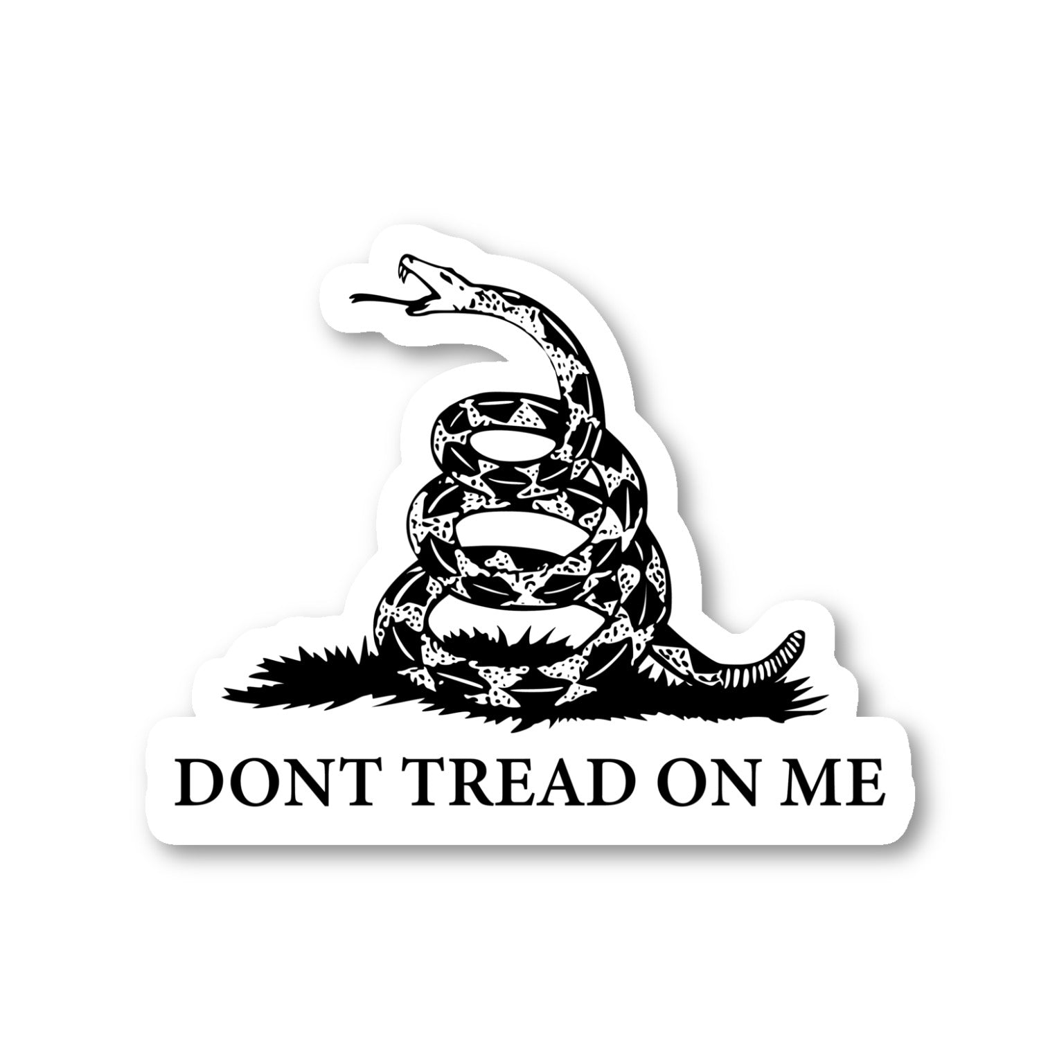Dont Tred On Me Gadsen Snake Vinyl Sticker