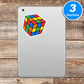 Rubiks Cube Vinyl Stickers