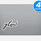 Glow Vinyl Stickers