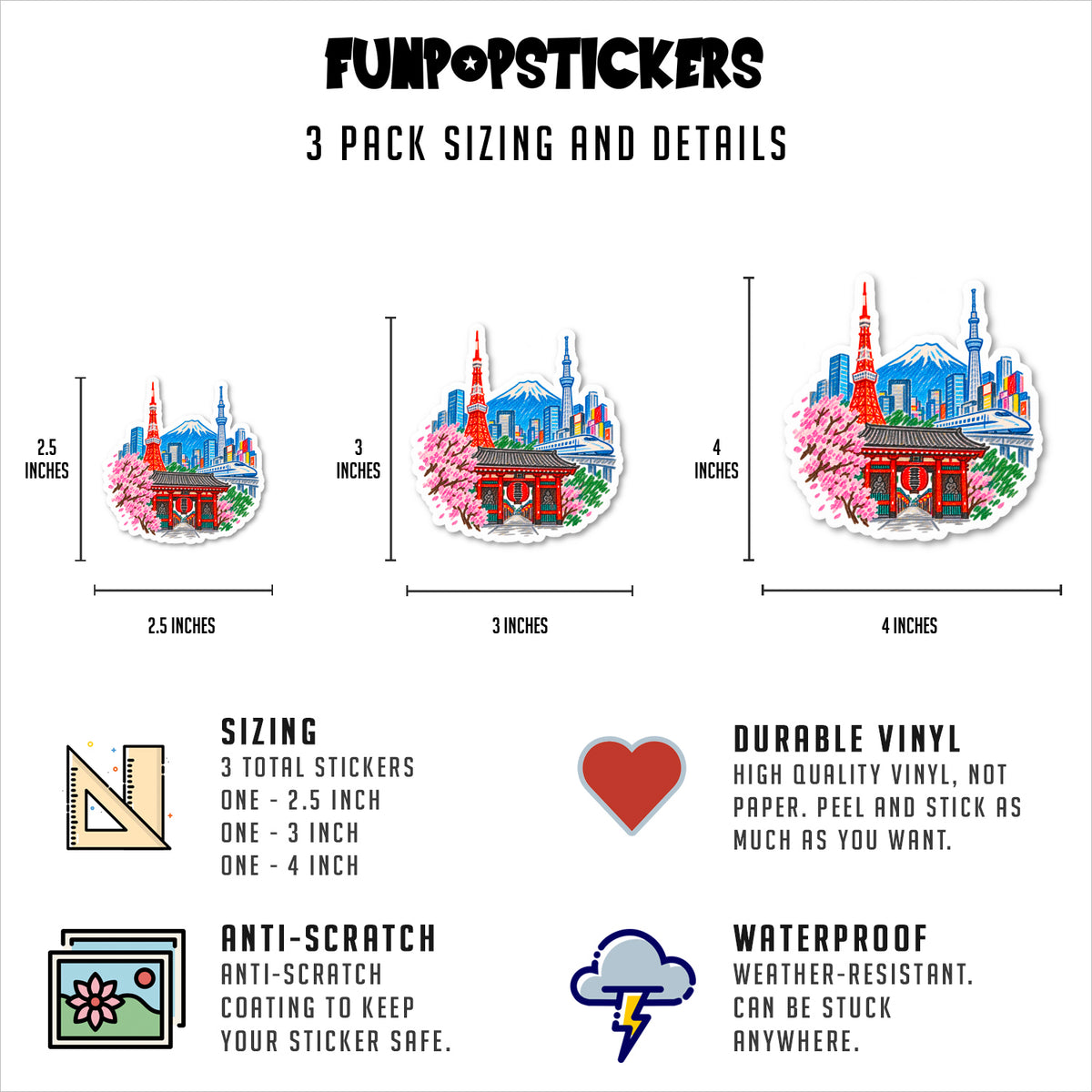 Tokyo Vinyl Stickers