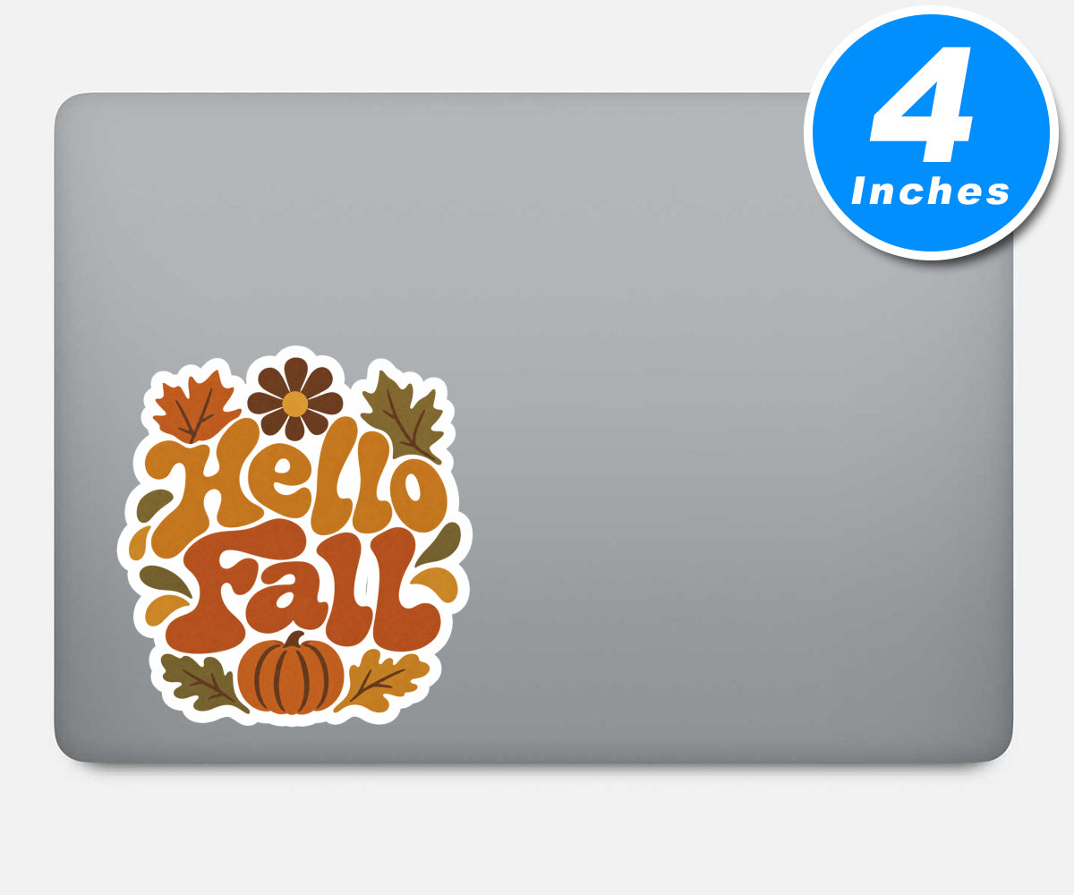 Fall Phrases Vinyl Stickers