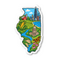 Illinois Vinyl Sticker