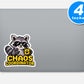 Chaos Coordinator Quote Vinyl Stickers