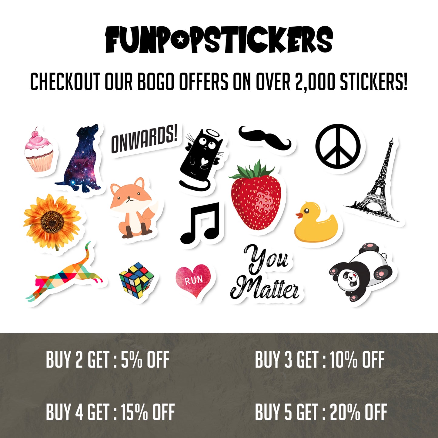 Girl Power Vinyl Stickers