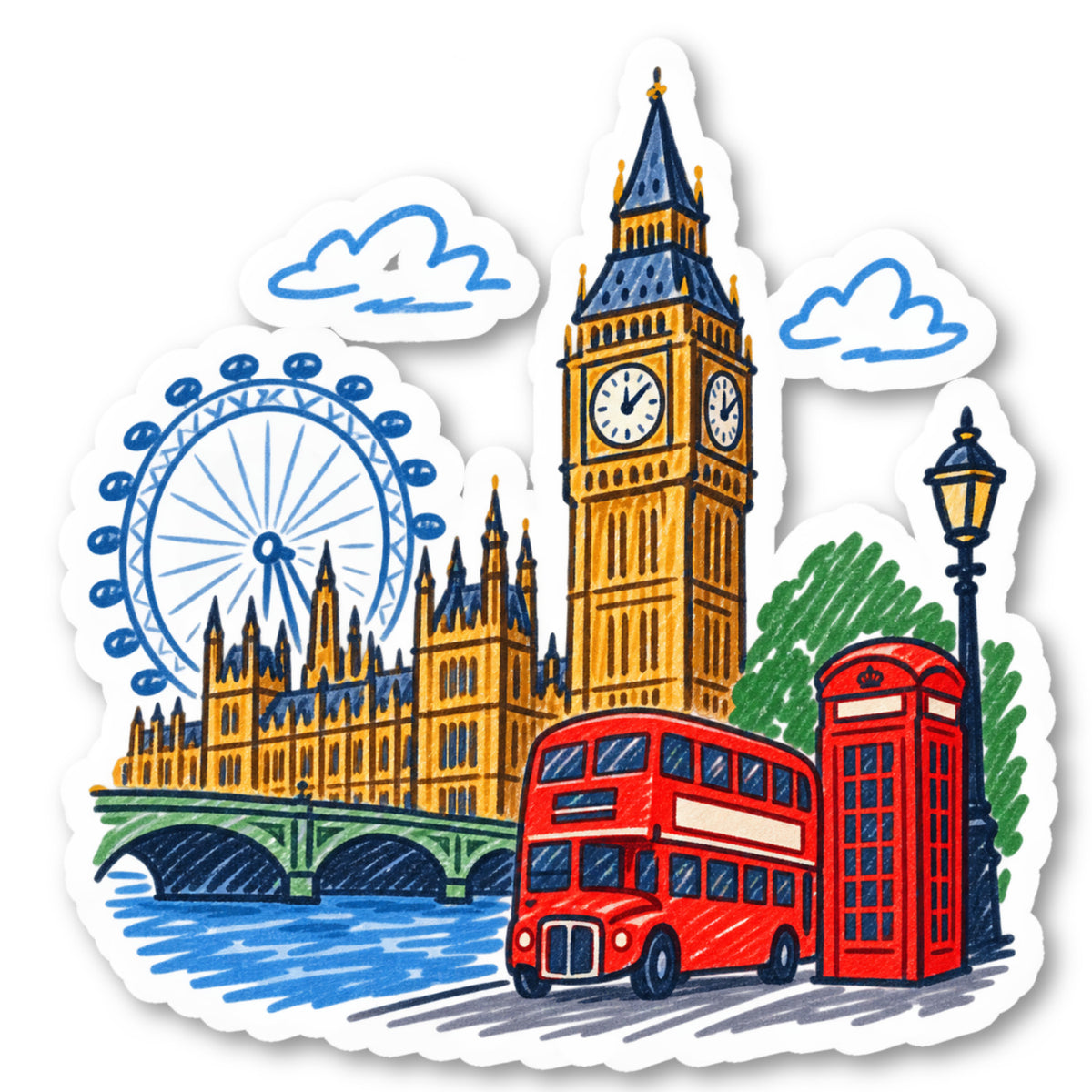 London Vinyl Sticker