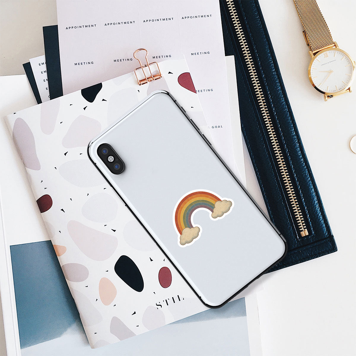 Rainbow Vinyl Stickers