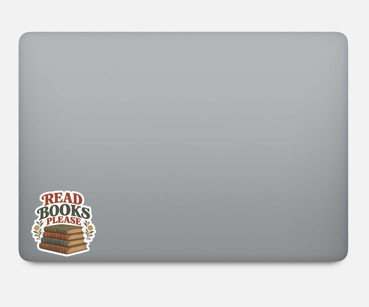 Read Books Please Vinyl Stickers