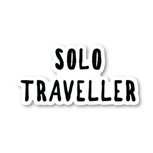 Solo Traveller Vinyl Sticker