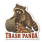 Trash Panda Raccoon Vinyl Sticker