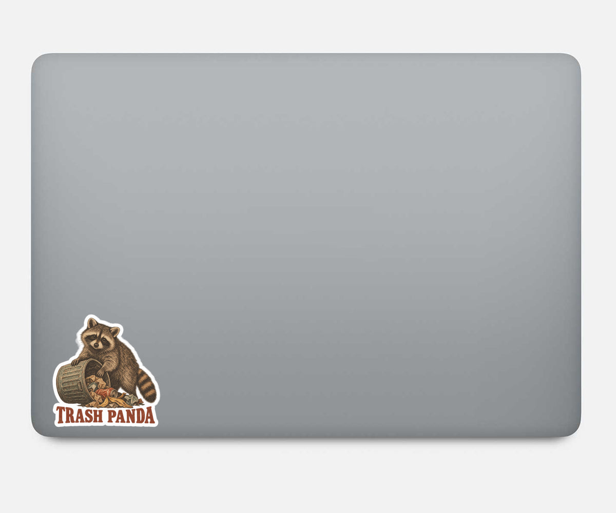 Trash Panda Raccoon Vinyl Stickers