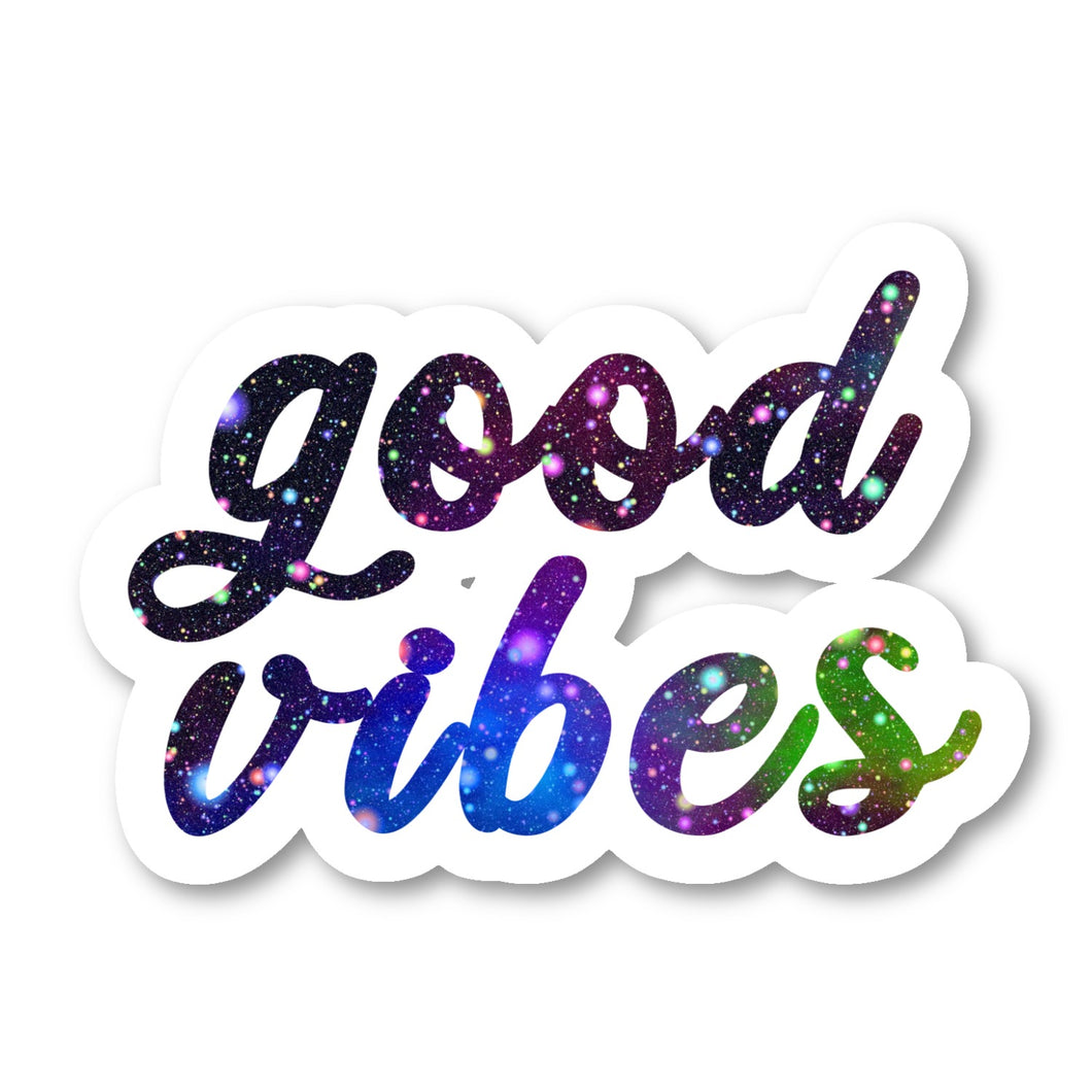 Good Vibes Vinyl Sticker